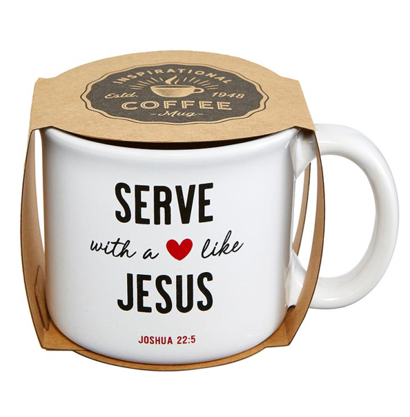Serve with a Heart Like Jesus Coffee Mug