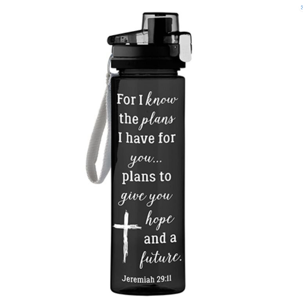 For I Know the Plans Water Bottle