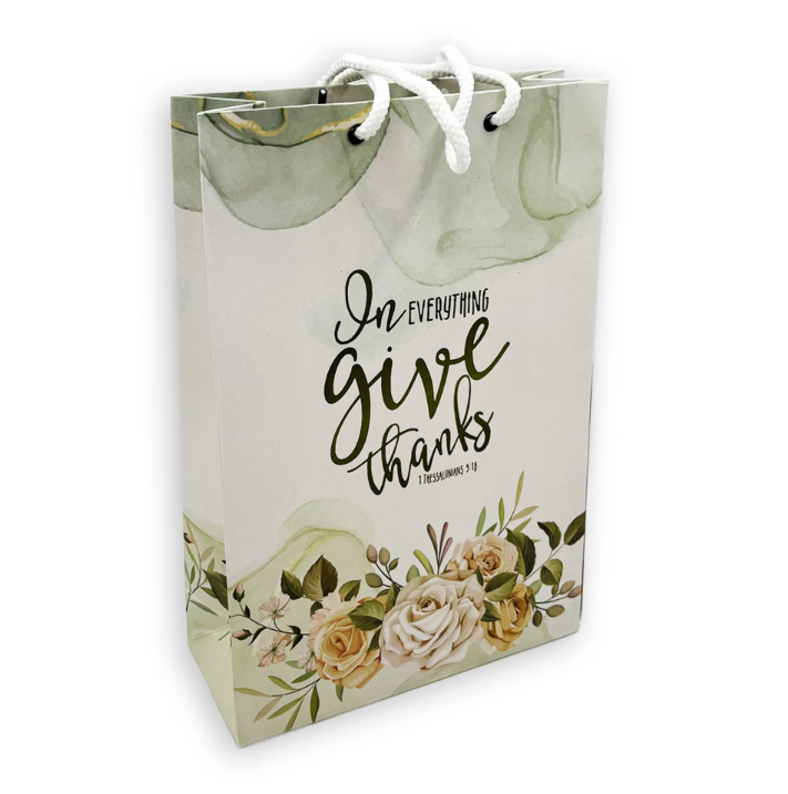 Medium Gift Bag – “In Everything Give Thanks”