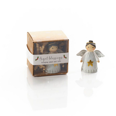 Resin Angel Keepsake Ornament in Gift Box