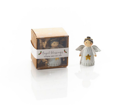 Resin Angel Keepsake Ornament in Gift Box