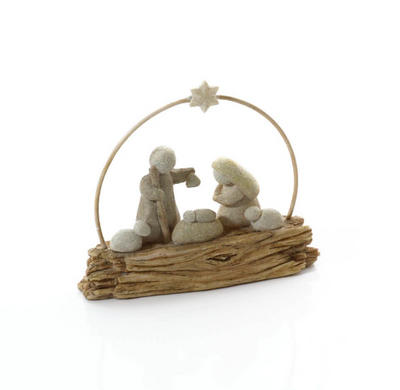 Nativity Hoop & Star Ornament