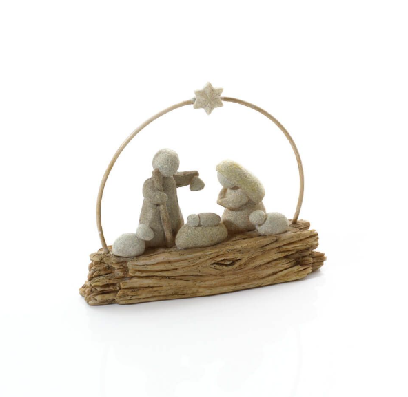 Nativity Hoop & Star Ornament