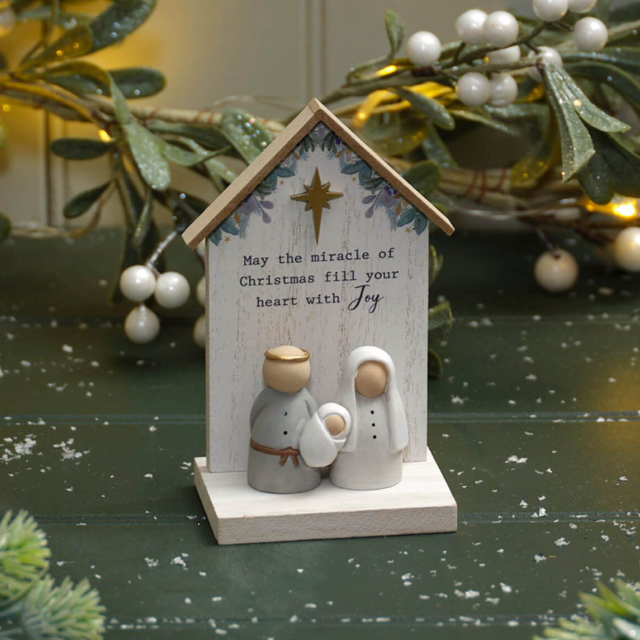 With Love at Christmas Miracles Wood Block