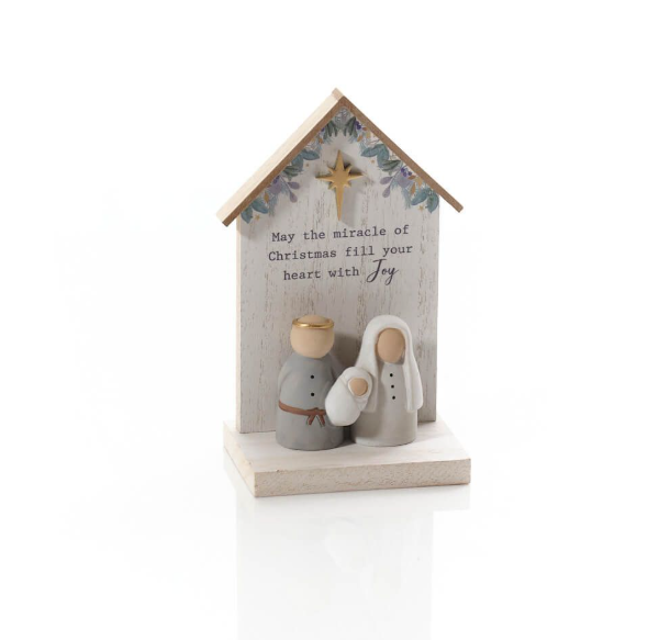 With Love at Christmas Miracles Wood Block