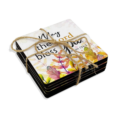 Set of 6 Coasters – “May the Lord bless you”
