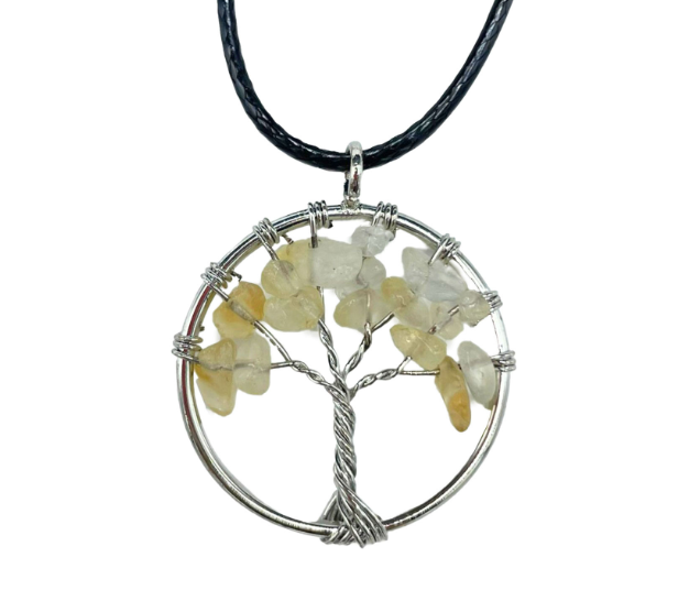 Tree of Life Pendant- Cream