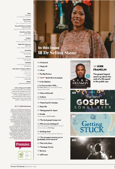 Premier Christianity Magazine- September 2025