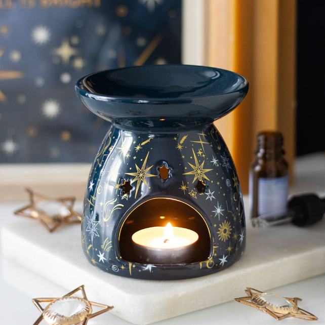 Starry Night Oil Burner & Wax Warmer