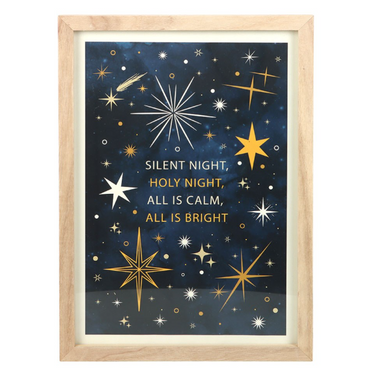 Silent Night Framed Wall Art