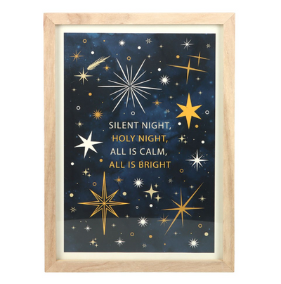 Silent Night Framed Wall Art