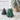 Green Fir Tree Candle Holder & Taper Candle