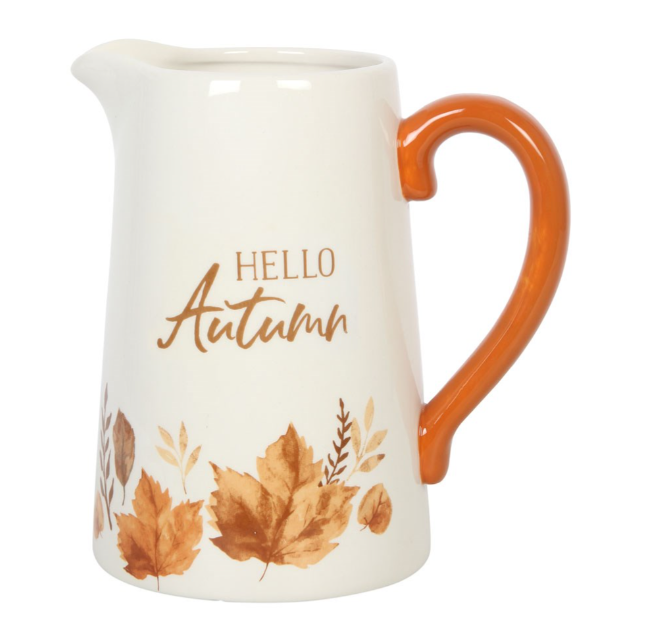 Ceramic Jug- Hello Autumn