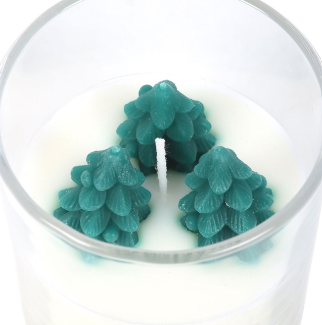 Winter Wonderland Tree Scene Candle