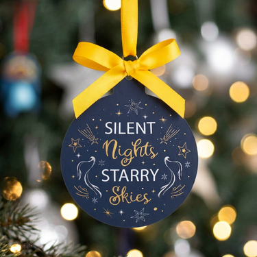 Silent Night Starry Skies Bauble