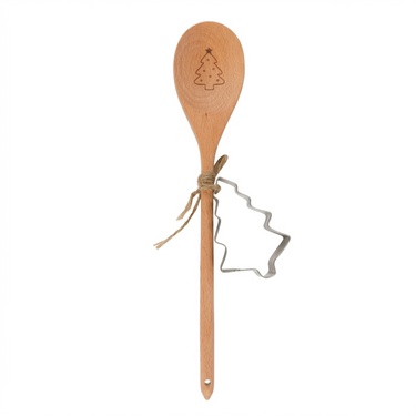 Spoon and Cookie Cutter Set - Christmas Tree