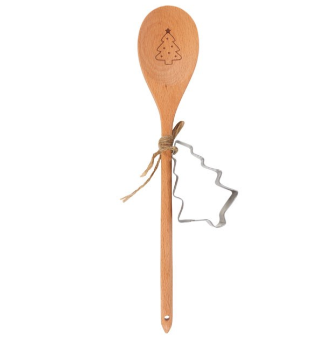 Spoon & Cookie Cutter Set Christmas Tree