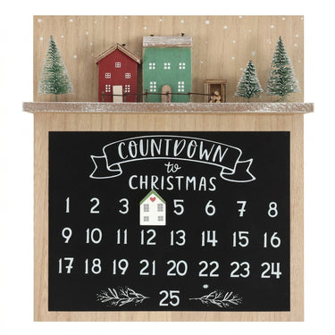 Wooden Christmas Countdown Calendar
