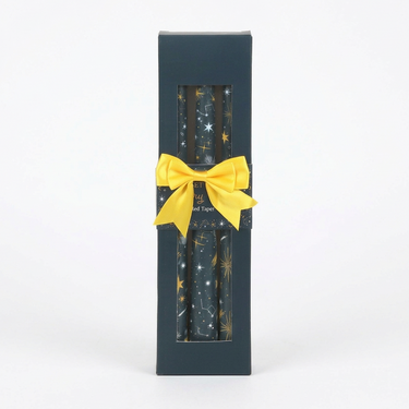 Set of 3 Starry Night Taper Candles