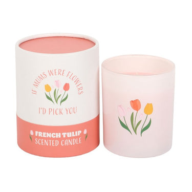 If Mums Were Flowers Tulip Candle