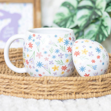 Spring Flowers Egg Shaped Mug