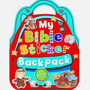 My Bible Sticker Backpack by Chris Scollen
