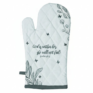 Oven Gloves – God is within her