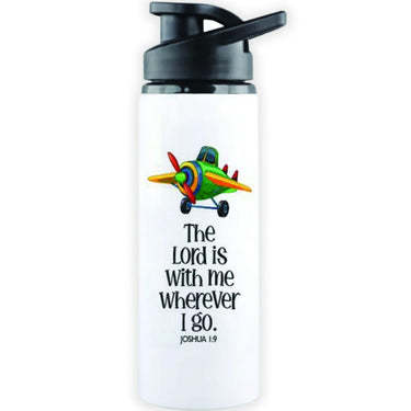 Children's Sports Bottle – The Lord is with me wherever I go