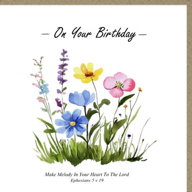 On Your Birthday Greetings Card