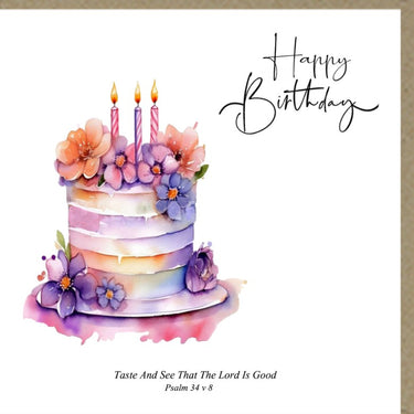 Happy Birthday Greetings Card