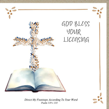 God Bless Your Licensing – Greetings Card
