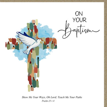 On Your Baptism Greetings Card