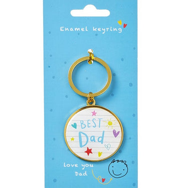 Scribble Keyring Best Dad