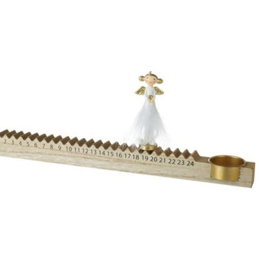 Angel Advent Countdown Tealight Holder