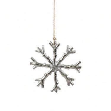 Hanging Snow Flake Ornament 10cm