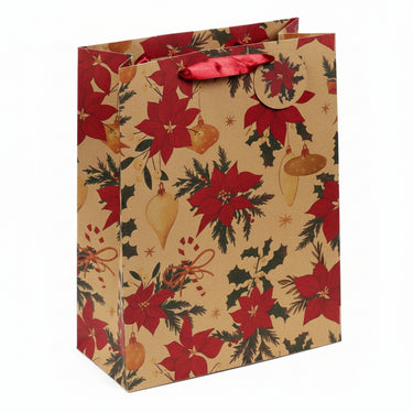 Flowers & Baubles Gift Bag 33cm