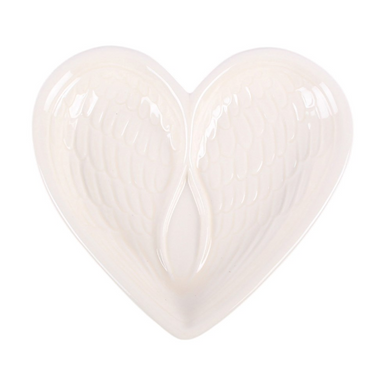Angel Wing Heart Trinket Dish