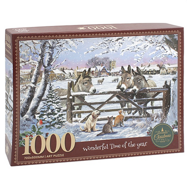 Wooden Puzzle 1000pcs Donkeys