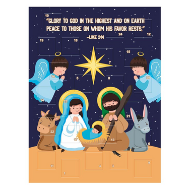 Holy Family and Angels Advent Calendar