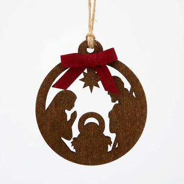 Wood Ornament – Nativity