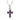 Inlaid Paua Shell Cross Pendant Pink