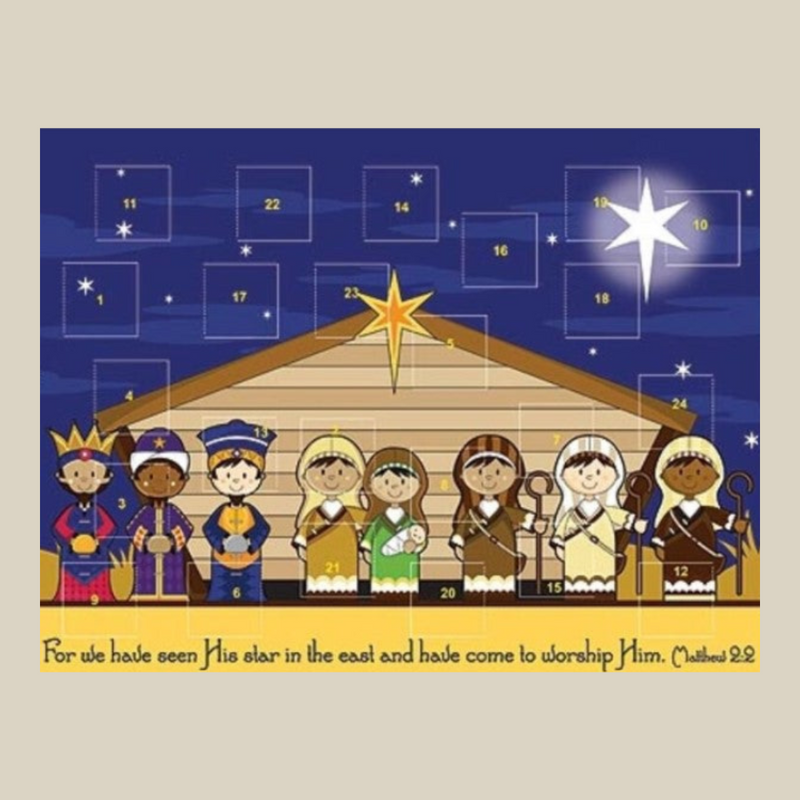 Kids Stable Nativity Advent Calendar