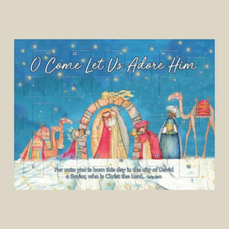 O Come Let Us Adore Him Advent Calendar