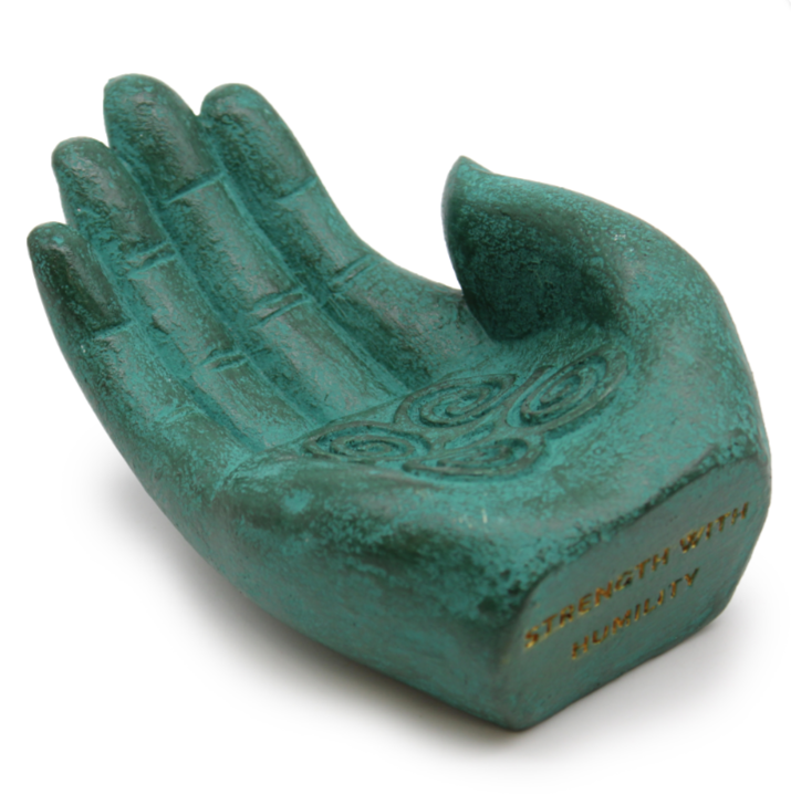 Hand Incense Burner - Lotus (Green)