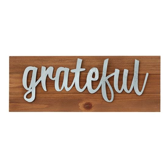 Tabletop Plaque – Grateful