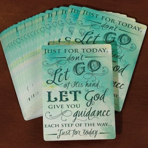 'Let Go, Let God' Prayer Card