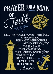 Prayer Card - Prayer For a Man of Faith