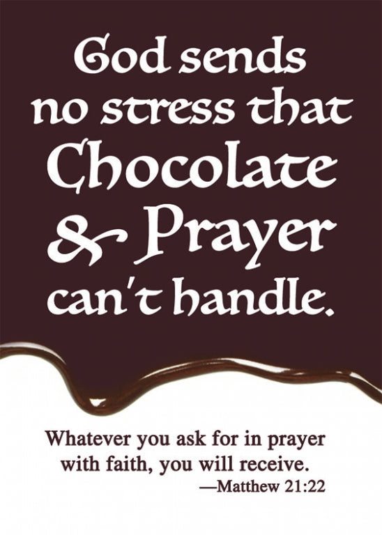 Prayer Card - Chocolate and Prayer