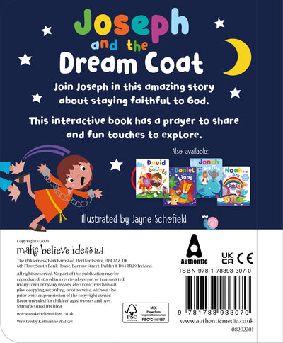 Joseph and the Dream Coat with Touch and Feel by Katherine Walker