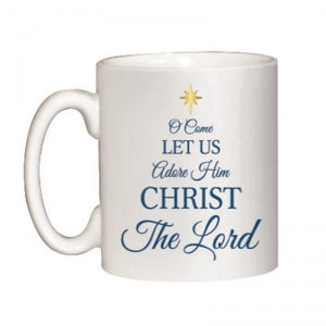 Christmas Mug Let Us Adore
